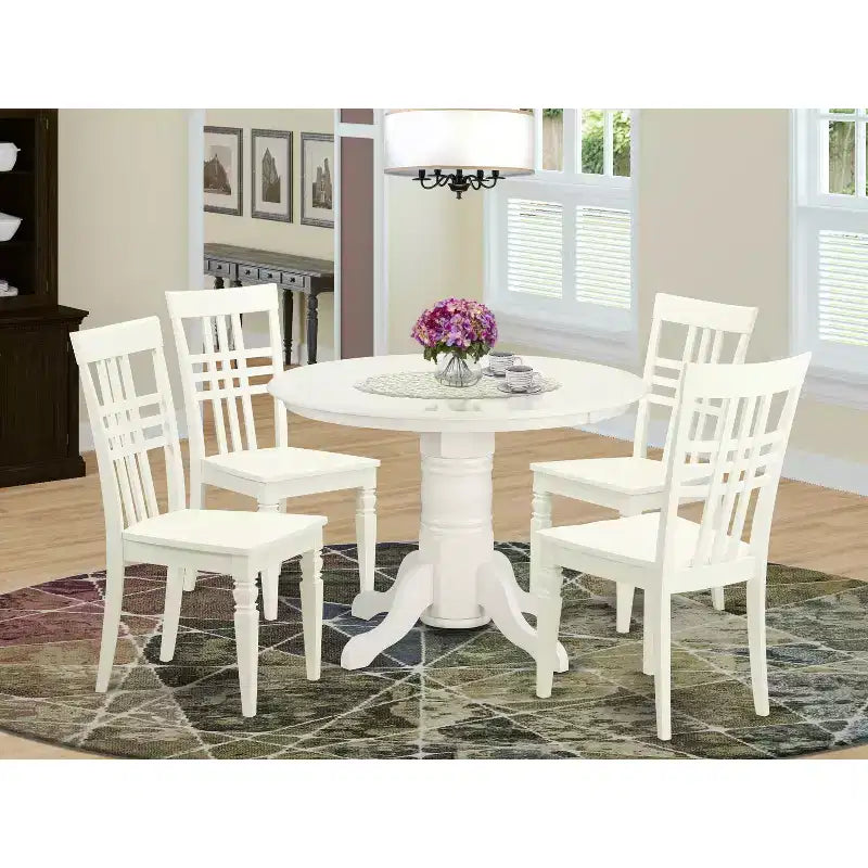 Set da pranzo in stile toscano - Tavolo e sedie - Tavolo da cucina piccolo - Set pranzo in legno massiccio
