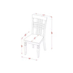 Set da pranzo in stile toscano - Tavolo e sedie - Tavolo da cucina piccolo - Set pranzo in legno massiccio
