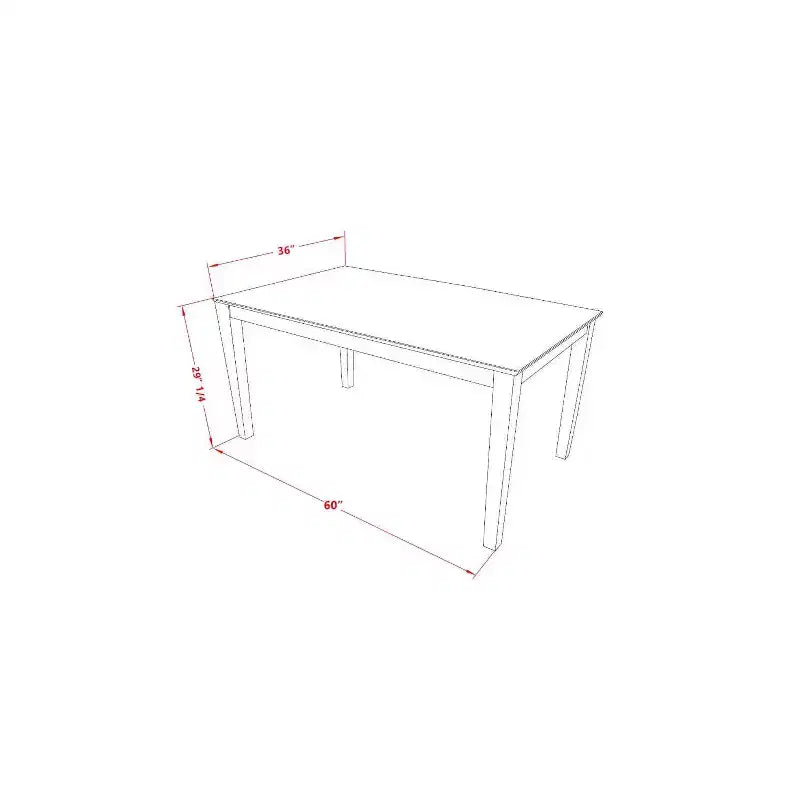 HomeStock Set Sala da Pranzo 5 Pezzi Tavolo Rettangolare con Finitura Rovere Naturale e Piano in Legno Massello, 2 Panche, 2 Sedie
