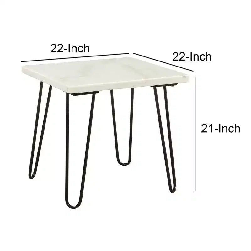 Tavolino Royal Hampton con piano in marmo e gambe angolari in legno intagliate con motivo floreale, colore argento