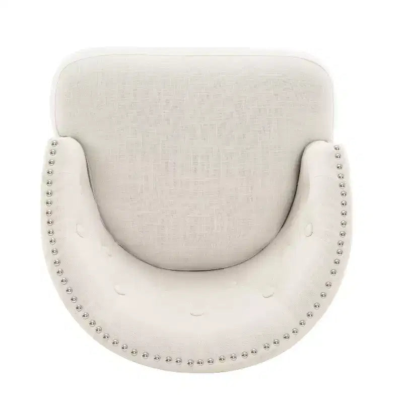 GDFStudio Combes Sgabelli da bar girevoli imbottiti da 84 cm (set da 2)