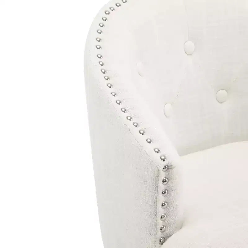 GDFStudio Combes Sgabelli da bar girevoli imbottiti da 84 cm (set da 2)