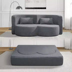 Divanetto trasformabile 2 in 1 Okak moderno e pieghevole con memory foam, comodo divano letto futon per soggiorno, appartamento