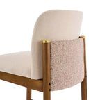Christopher Knight Home Iven Sgabelli da bancone moderni imbottiti in legno di gomma (set da 4)