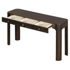 Console Polibi con bordi curvi e 3 cassetti nascosti