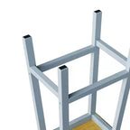 EHMKNP Sgabelli alti da bancone da 65 cm con poggiapiedi, sedile in legno e struttura in metallo nero, sgabelli da cucina rustici per sala da pranzo, pub o caffetteria