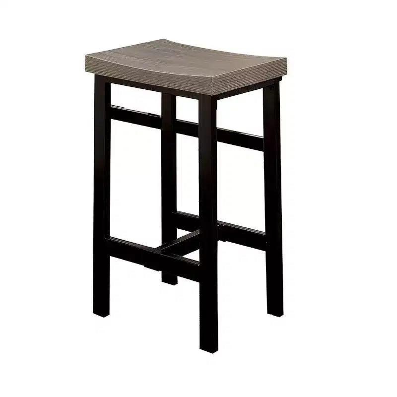 Set da 5 pezzi tavolo da altezza bancone in legno Royal Hampton in marrone naturale e nero