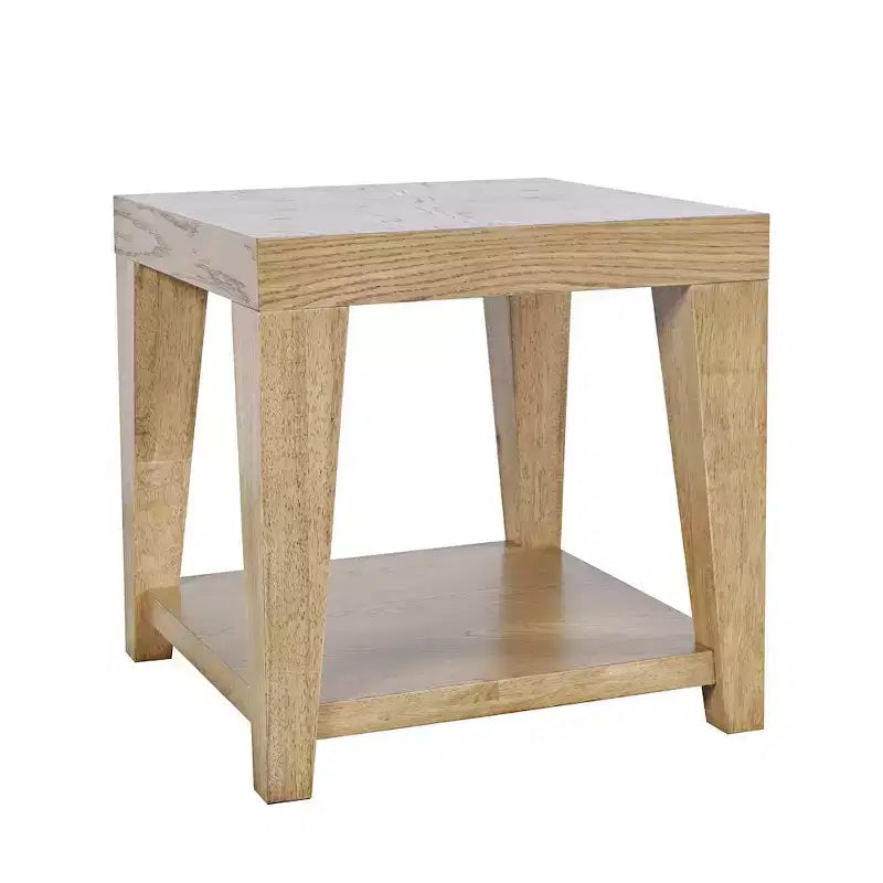 Jofran, Tavolino quadrato contemporaneo moderno Laurel Creek da 24 pollici con ripiano aperto