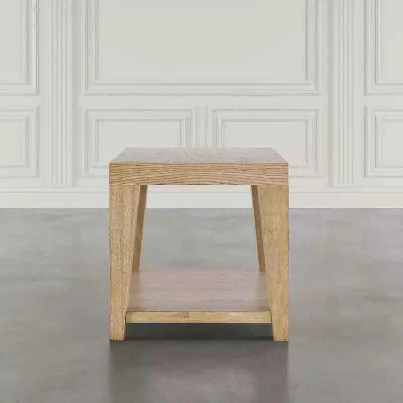 Jofran, Tavolino quadrato contemporaneo moderno Laurel Creek da 24 pollici con ripiano aperto