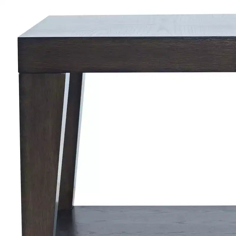 Jofran, Tavolino quadrato contemporaneo moderno Laurel Creek da 24 pollici con ripiano aperto