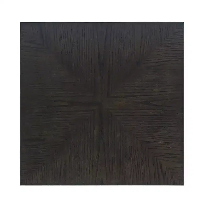 Jofran, Tavolino quadrato contemporaneo moderno Laurel Creek da 24 pollici con ripiano aperto