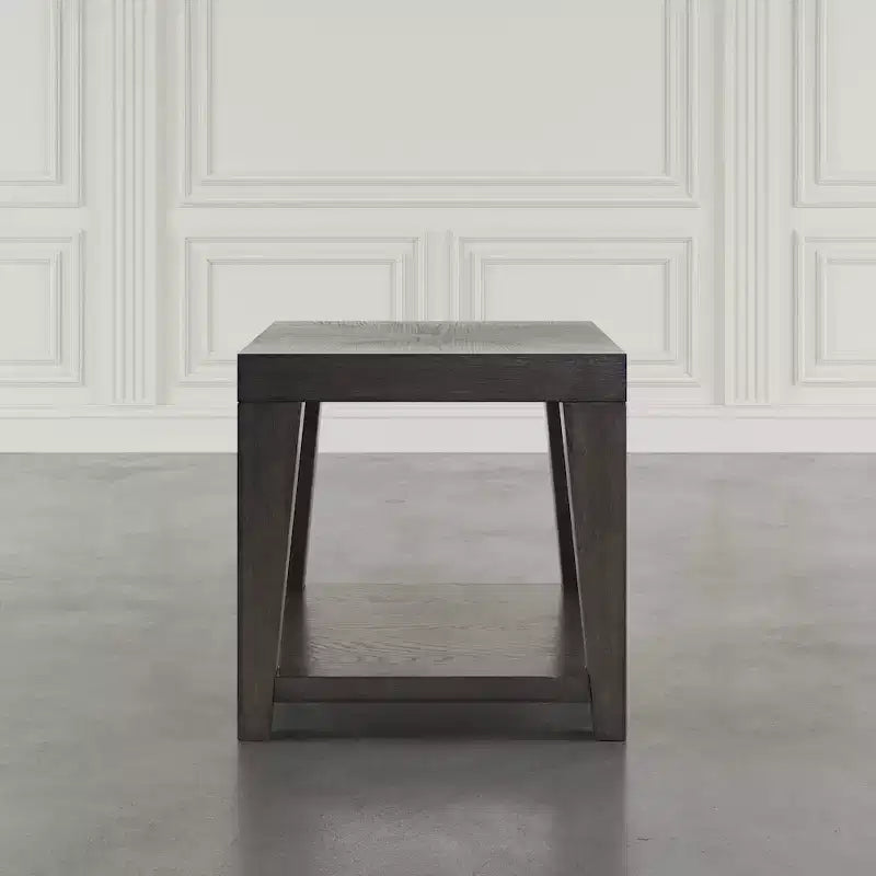 Jofran, Tavolino quadrato contemporaneo moderno Laurel Creek da 24 pollici con ripiano aperto