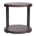 Liberty Furniture,Modern View Round End Table in Gauntlet Gray