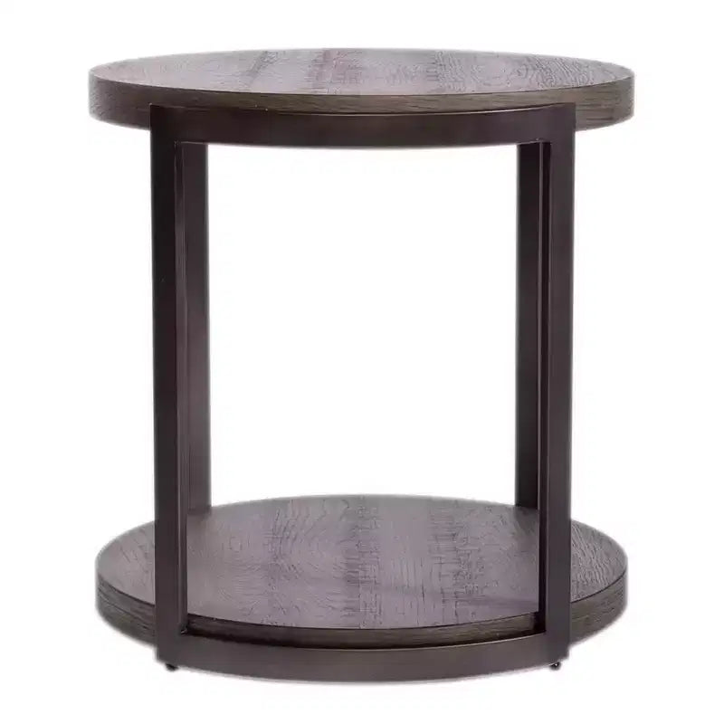 Liberty Furniture, Tavolino Rotondo Modern View in Gauntlet Gray