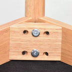 Set di 2 sedie da pranzo in similpelle stile Mid-Century Modern con struttura in legno massello, sedie senza braccioli per sala da pranzo o soggiorno-Panipeachy