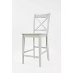 Jofran, Sgabelli da bancone classici X-Back in legno massello Simplicity (Set di 2)