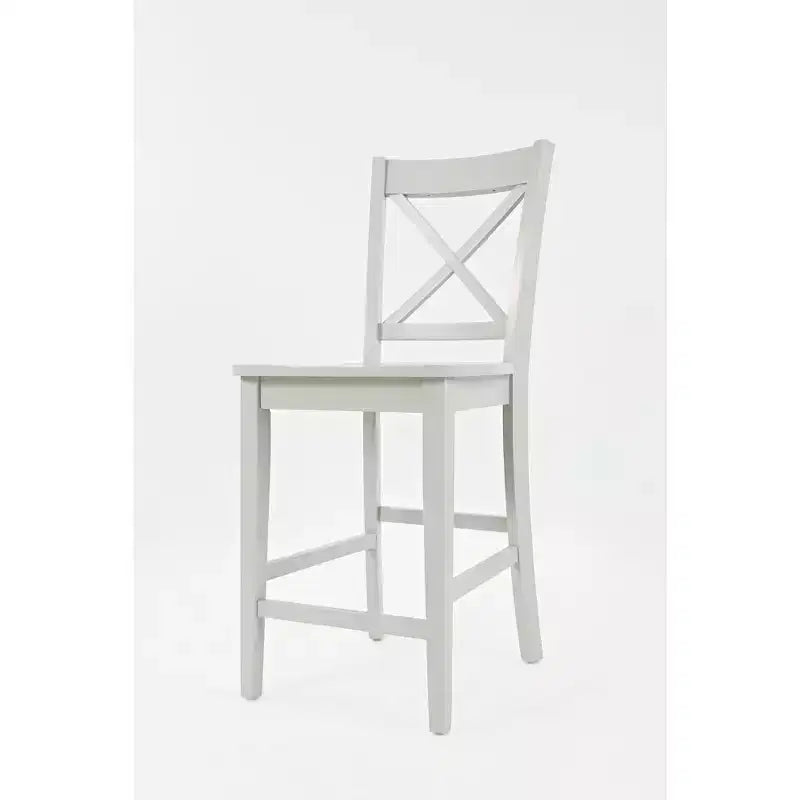 Jofran, Sgabelli da bancone classici X-Back in legno massello Simplicity (Set di 2)