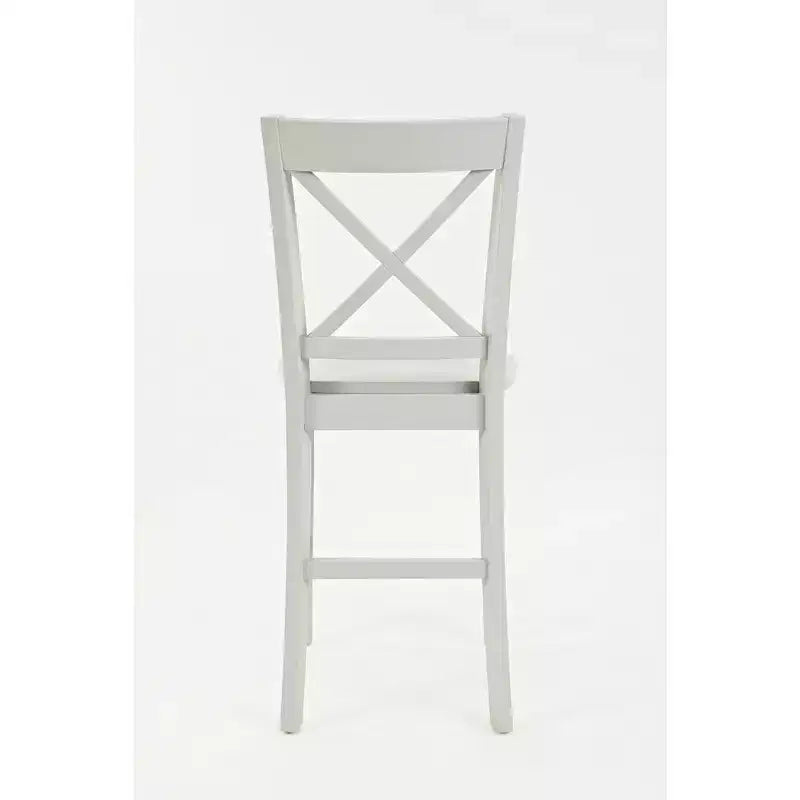 Jofran, Sgabelli da bancone classici X-Back in legno massello Simplicity (Set di 2)