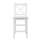 Jofran, Sgabelli da bancone classici X-Back in legno massello Simplicity (Set di 2)
