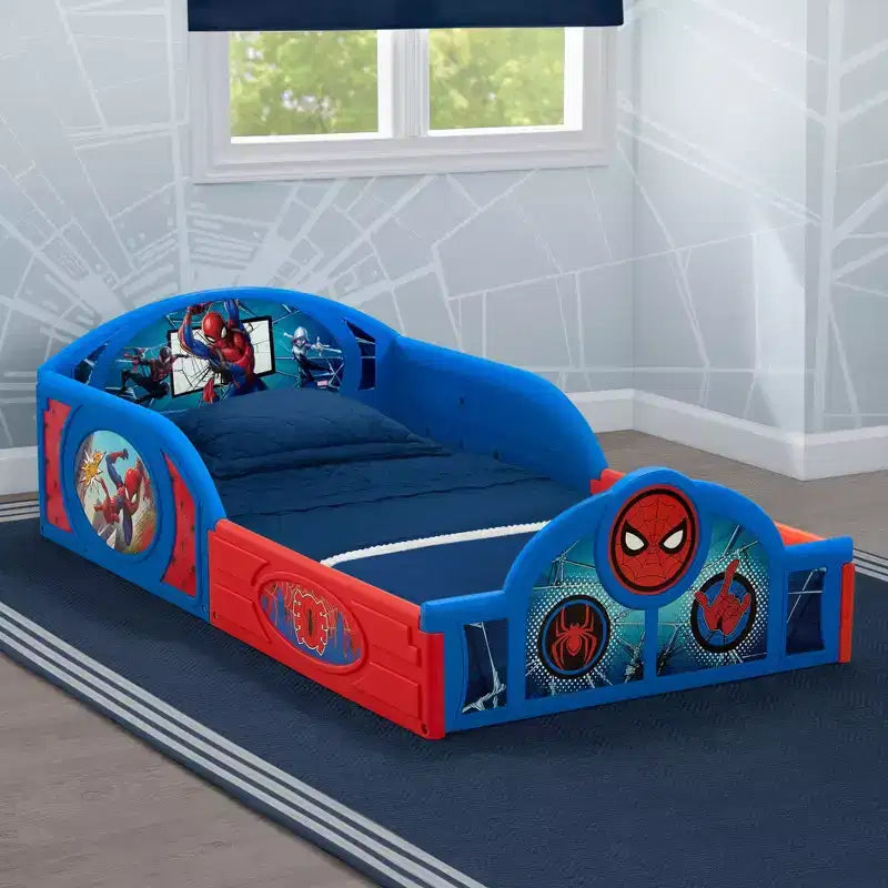 Marvel Spider-Man Lettino per Bambini con Funzione di Gioco