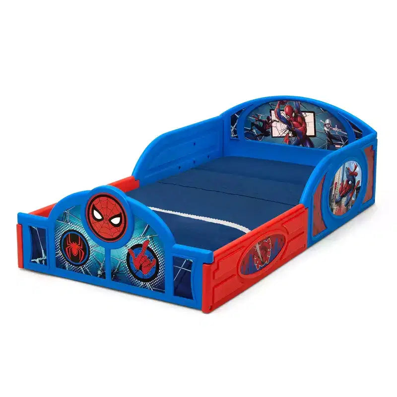 Marvel Spider-Man Lettino per Bambini con Funzione di Gioco