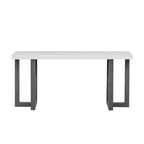 Consolle moderna con gambe in legno robuste, tavolo da ingresso, tavolino da divano rustico per corridoio, soggiorno o ufficio - Panipeachy
