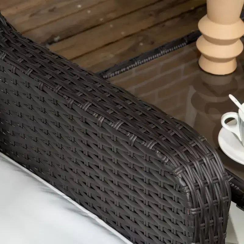 Set bistrò da patio, mobili da portico con rotazione a 360 gradi e funzione dondolo, 28,25x30,75x36,25