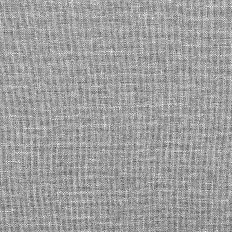 Struttura letto Grigio chiaro 100% tessuto poliestere, compensato, legno ingegnerizzato