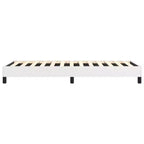Base letto similpelle bianca, compensato, legno ingegnerizzato Twin XL