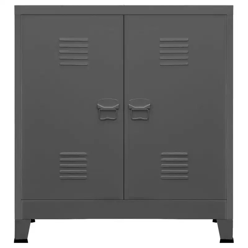 vidaXL Cassettiera Portadocumenti Credenza Cassettiera Mobile Contenitore per Ufficio Acciaio