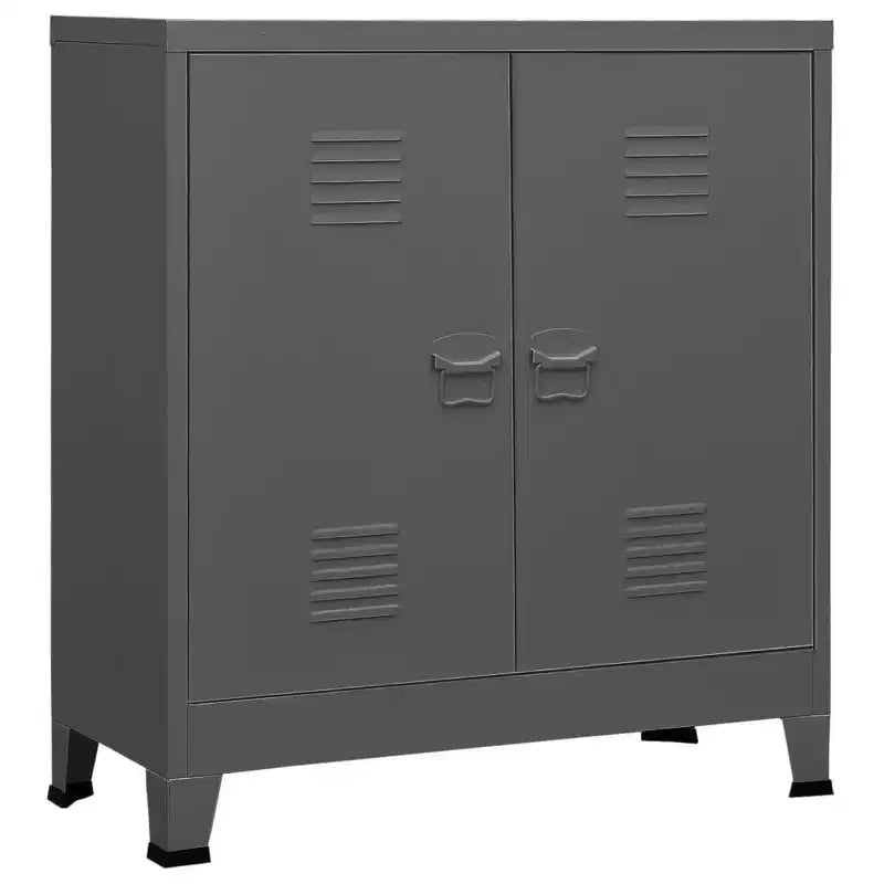 vidaXL Cassettiera Portadocumenti Credenza Cassettiera Mobile Contenitore per Ufficio Acciaio