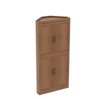 MAYEERTY Armadietti portaoggetti multiuso moderni a 4 ante, efficiente contenitore per soggiorno, sala da pranzo, camera da letto, beige, 2 pezzi