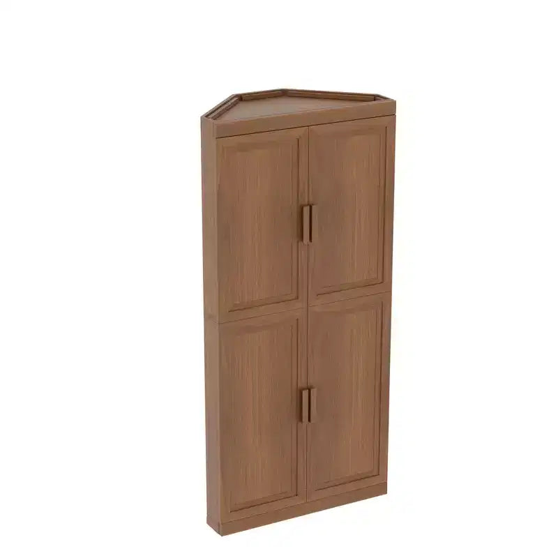 MAYEERTY Armadietti portaoggetti multiuso moderni a 4 ante, efficiente contenitore per soggiorno, sala da pranzo, camera da letto, beige, 2 pezzi