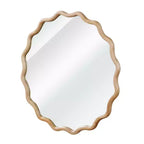 Specchio decorativo rotondo ondulato GDFStudio Nivelle