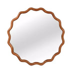 Specchio decorativo rotondo ondulato GDFStudio Nivelle
