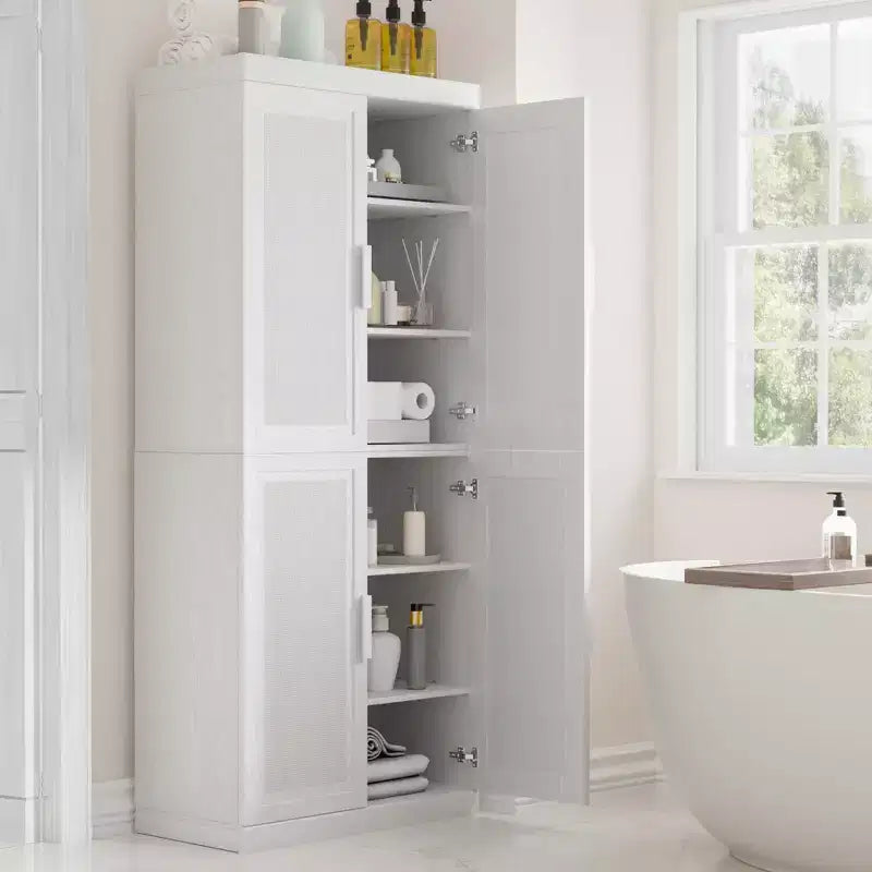 Dovelina - Cerniere Regolabili e Gestione Cavi! La Credenza Nera Risolve i Problemi di Spazio