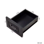 Scrivania angolare a L per computer con credenza, scrivania da ufficio ad angolo con cassetti e libreria, tavolo da studio, scrivania per computer da gioco per studio, nera