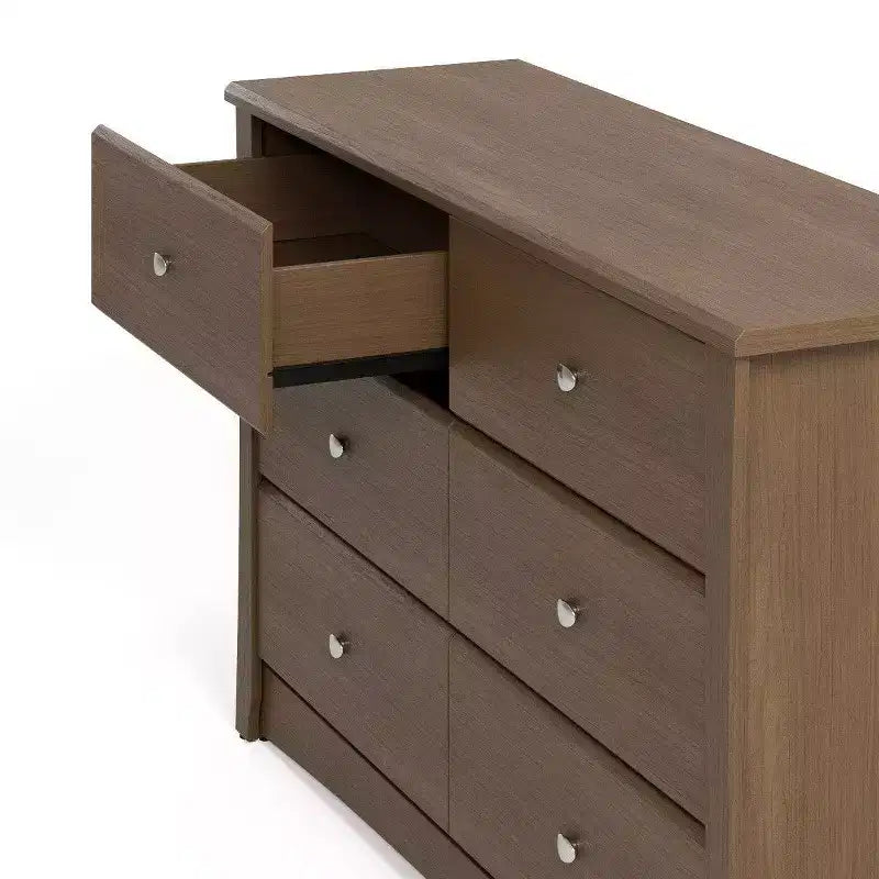 Cassettiera doppia a 6 cassetti Storkcraft Crescent
