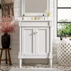 Mobile bagno da 60 cm con lavabo, armadietto da bagno con 2 ripiani, mobile da bagno in legno autoportante