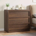 Modern 3-Drawer Dresser,Versatile Bedside Nightstand & Storage Chest for Bedroom, Nursery, Entryway,Walnut