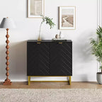 Sideboard Buffet Cabinet, Storage Cabinet with Shelves, Wood Credenza Console Table for Organization, Kitchen, Dining Room, Living Room, Entryway