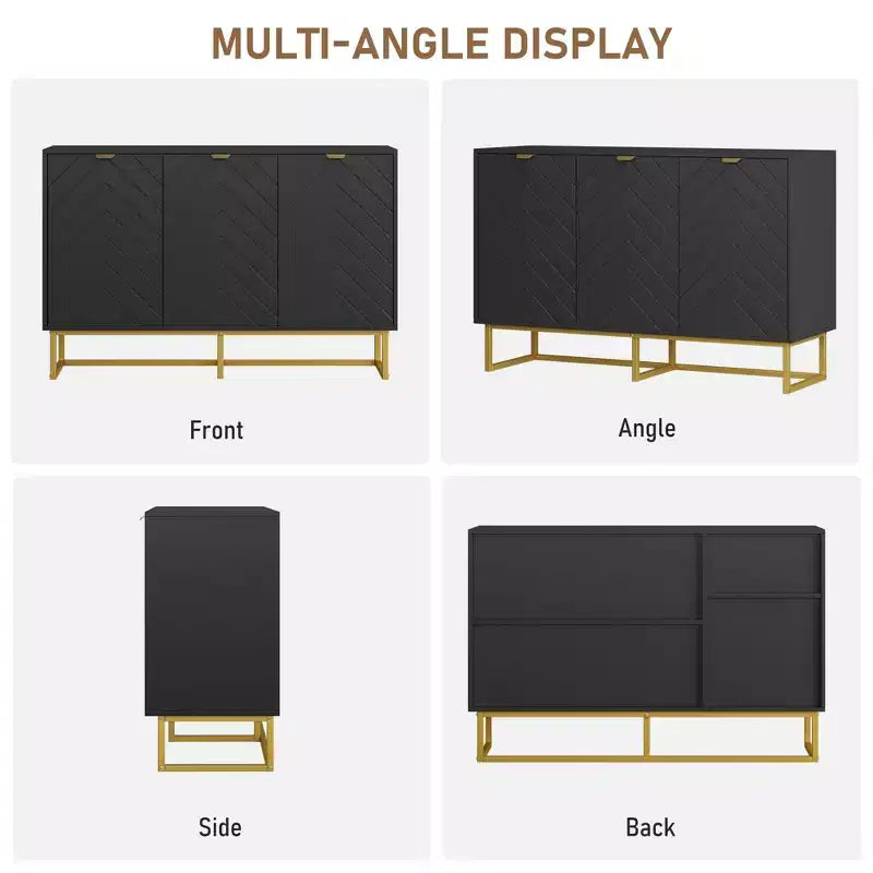 Mobile buffet, Armadietto contenitore con ripiani, Credenza in legno con consolle per organizzazione, Cucina, Sala da pranzo, Salotto, Ingresso