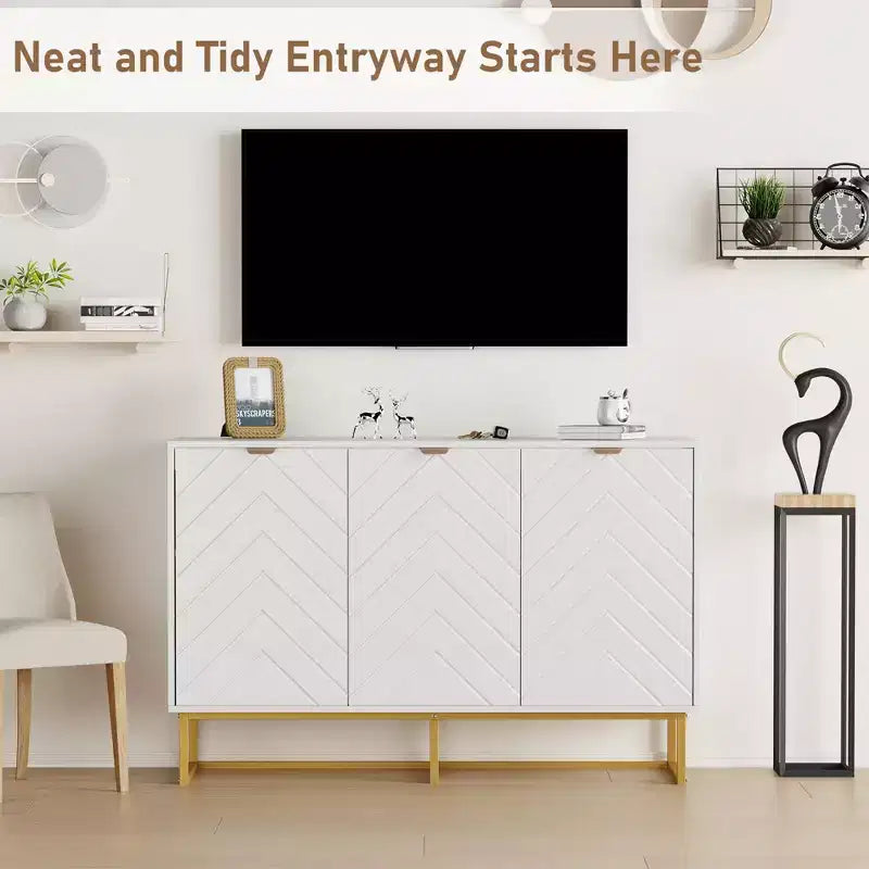 Mobile buffet, Armadietto contenitore con ripiani, Credenza in legno con consolle per organizzazione, Cucina, Sala da pranzo, Salotto, Ingresso