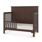 Culla trasformabile 4-in-1 Child Craft Woodland, si converte in lettino da giorno, lettino per bambini, letto a una piazza e mezza, 3 posizioni materasso, finitura sicura per neonati