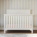 Child Craft Woodland 4-in-1 Convertible Crib, Converts to Day Bed, Toddler Bed, Full Size Bed, 3 Mattress Positions, Baby Safe Finish