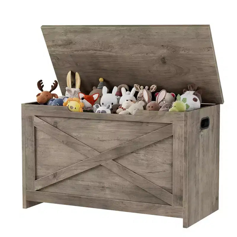 Panca contenitore in legno con cerniera di sicurezza e seduta multiuso, grande scarpiera, multifunzionale, per ingresso, soggiorno, camera da letto