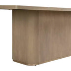 Christopher Knight Home Tessa Tavolo da pranzo moderno rettangolare 8 posti 84" oversize con base a piedistallo
