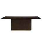 Christopher Knight Home Tessa Tavolo da pranzo moderno rettangolare 8 posti 84" oversize con base a piedistallo