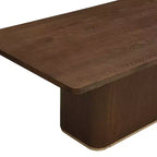 Christopher Knight Home Tessa Tavolo da pranzo moderno rettangolare 8 posti 84" oversize con base a piedistallo