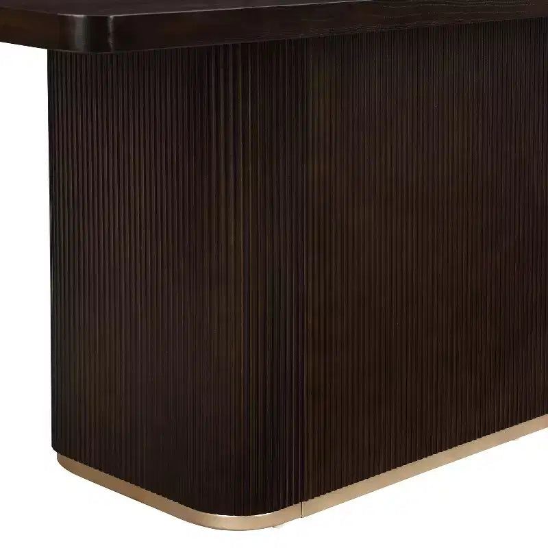 Christopher Knight Home Tessa Tavolo da pranzo moderno rettangolare 8 posti 84" oversize con base a piedistallo